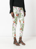 floral skinny trousers