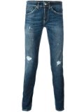 frayed skinny jeans