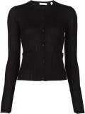ribbed button down cardigan