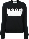 logo print sweatshirt