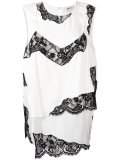 layered lace insert top