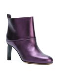 metallic ankle boots