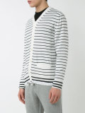 striped cardigan