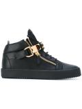 metal strap hi-tops