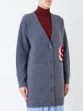 letter emblem varsity cardigan