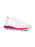 lace-up panelled sneakers