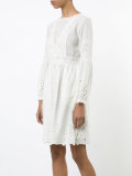 floral eyelet dress