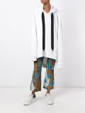 printed cropped trousers