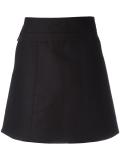 side zip A-line skirt