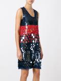 sequin embellished dress