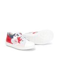 logo flower print sneakers