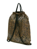 leopard print backpack