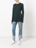 elongated sleeves T-shirt