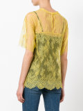 sheer lace top