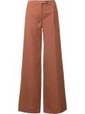 tailored wide leg trousers