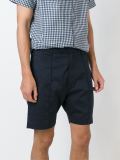 pintuck bermuda shorts