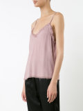 fringe-hem tank top