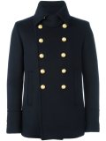 cropped double breasted overcoat