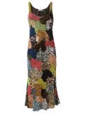 embroidered midi dress