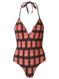 printed swimsuit