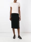 midi straight skirt 