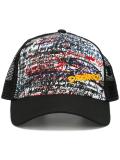 graffiti tags trucker cap