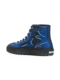 trompe-l'oeil hi-top sneakers