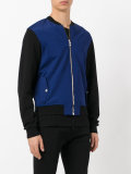 lion embroidered bomber jacket