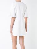 curved hem mini dress