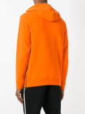 zip detail hoodie
