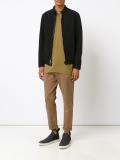 banded collar jacket