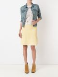 high-waisted knit skirt