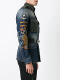 paneled denim jacket 