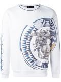 Greca Medusa side print sweatshirt