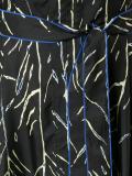 branch print dress