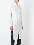 panelled long shirt 