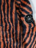 'Hypnotized' faux fur bomber jacket