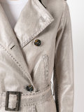 double-breasted trench coat