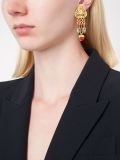 tribal clip-on earrings