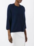 cropped sleeves jumper