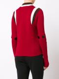 ribbed colour block top
