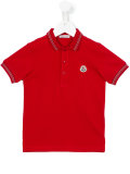 logo patch polo shirt 