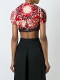 printed bolero with sash