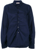 ruched poplin shirt