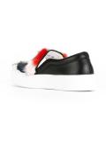 checked patterned slip-on sneakers