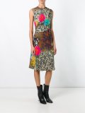 sleeveless printed dress
