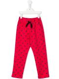 Eye print trousers