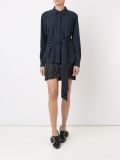 longsleeved lace up shirt