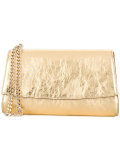 metallic clutch bag