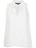drawstring neck detail top 
